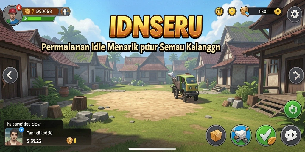 Tangkapan layar utama menunjukkan gameplay menarik dari IDNSERU.