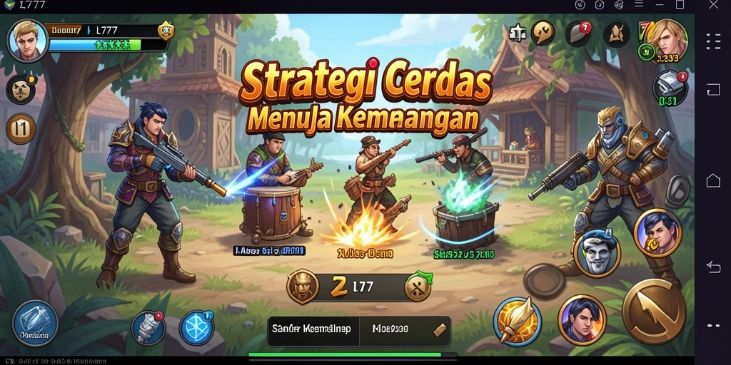 Tampilan gameplay L777 yang penuh strategi dipenuhi dengan tantangan dan taktik.