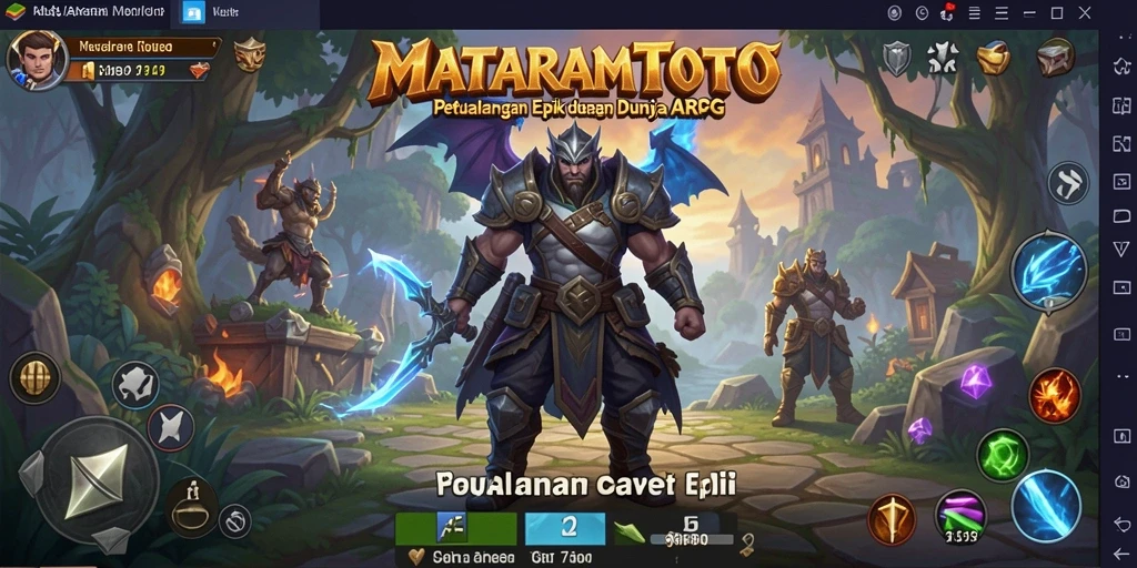 Tampilan gameplay seru dan mendalam dari MATARAMTOTO dalam genre ARPG.