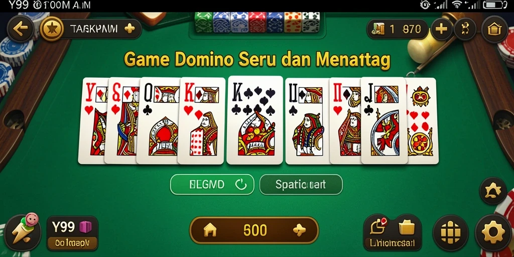 Tampilan gameplay Y89 yang seru dan menarik di dunia Domino.